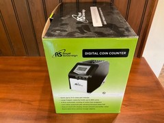 Royal Sovereign RCS-417-ADBK (FS-4DA) 4-Row Digital Coin Counter & Sorter