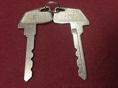 TEC Toshiba Cash Register A & B Keys, Set of 4 – Locksmith