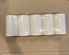 Thermal Paper Rolls Staples Pack of 10 2 1/4 57mm