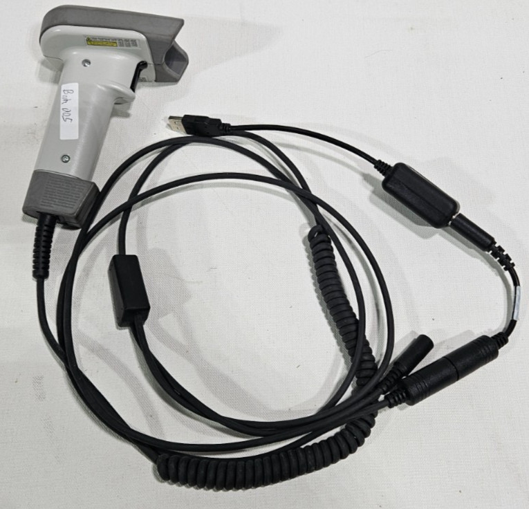 PSC 959 QS6000 Plus Barcode Scanner with 8-0531-01 USB PS2 cable Powerscan