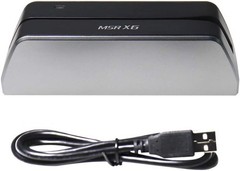USB MSRX6 Swipe Card Reader Writer 3 Track