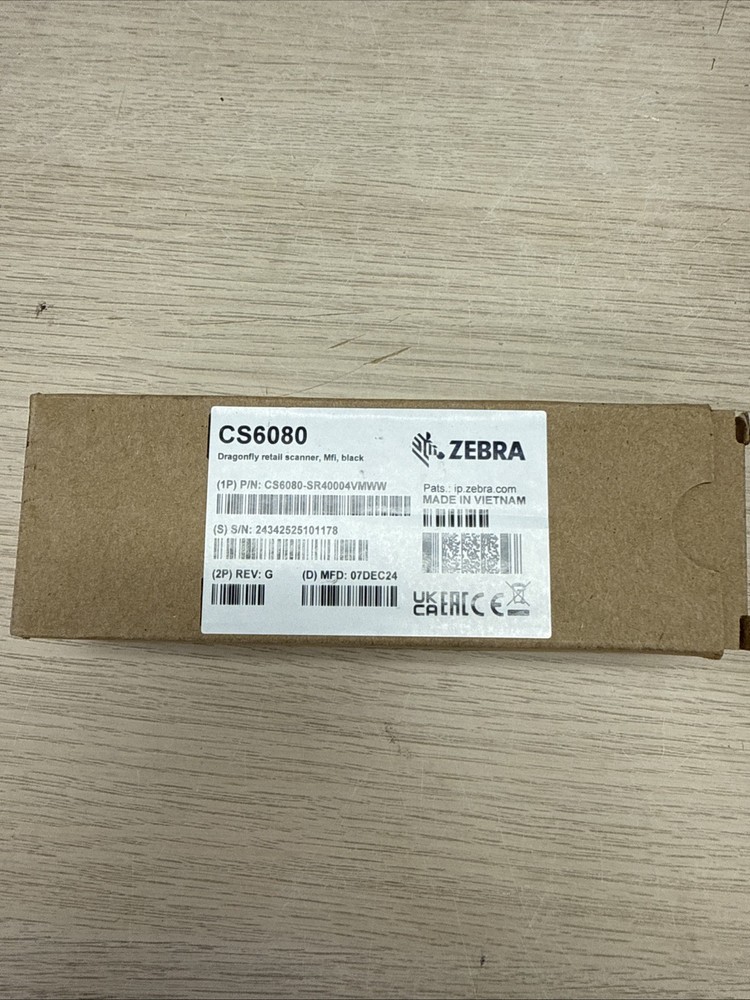 Zebra Cs6080 Zebra Dragonfly Wireless Scanner – Black