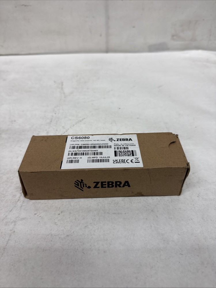 Zebra CR6080-SR Bluetooth Barcode Scanner with Cradle CS6080-SR40004VZWW