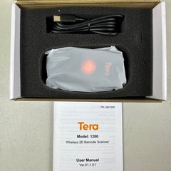 Tera Mini 1D 2D QR Wireless Barcode Scanner Waterproof Shockproof Pocket Orange