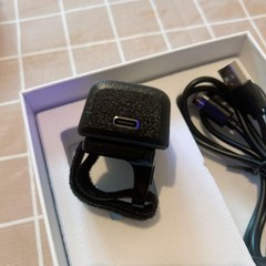 JRHC Portable 1D Bluetooth Barcode Scanner Wireless Mini Ring Reader Tested