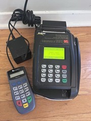 Verifone Credit Card Reader Quartet Pinpad 1000se Working Paymentech Terminal