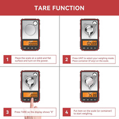 TADA Digital Coin Scale 100G/0.001G for Coin Collectors, Bank Tellers | Pocket M