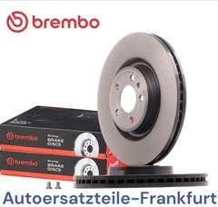 2x BREMBO FRONT BRAKE DISCS AUDI A4 B8 A6 A7 Q5 8RB + PORSCHE MACAN (95B)