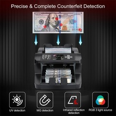 Cashtek N10 Money Counter Machine Mixed Denomination, Bill Value Counting for…
