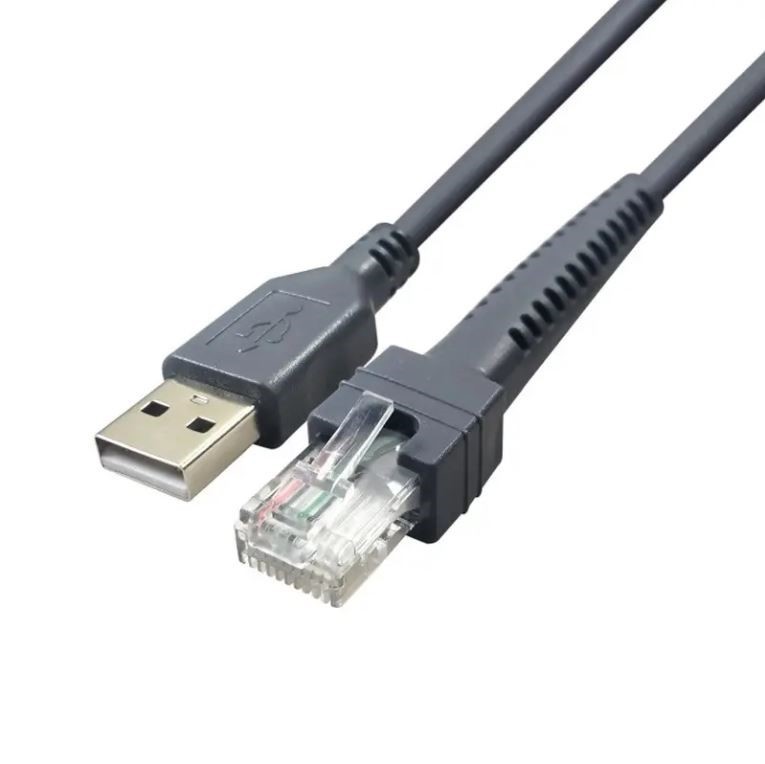 ZEBRA CBA-U01-S07ZAR BARCODE SCANNER 7FT USB CABLE FOR SYMBOL MOTOROLA – NEW
