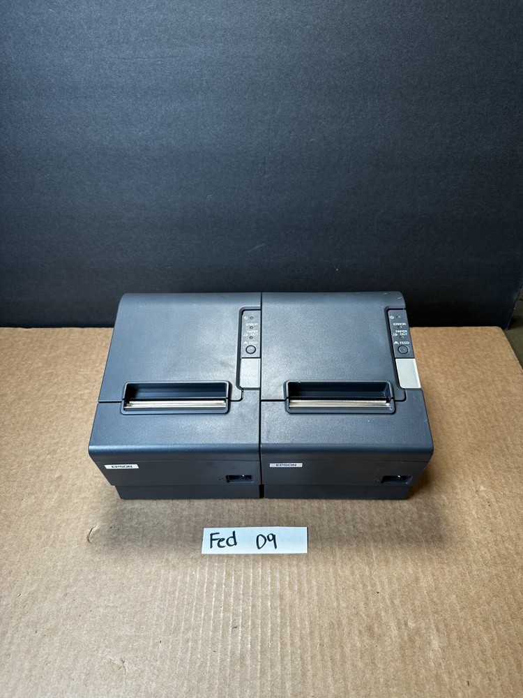 EPSON TM-T88IV M129H USB Direct Thermal Receipt POS Printer Lot of 2!!!