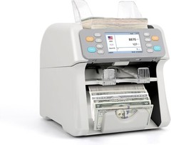 RIBAO MC-165 Two-Pocket Mixed Denomination Money Counter Machine,Bill Counter