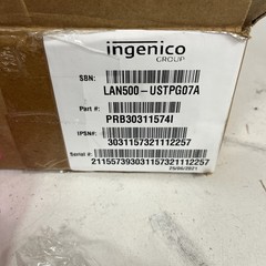 New Ingenico Lane 5000 V3 Payment Terminal w/ PSU, Stylus, Cable, PRB30311574I