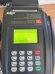 Verifone Credit Card Reader Quartet Pinpad 1000se Working Paymentech Terminal