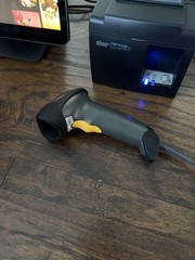SQUARE REGISTER SPS1-01 WITH STAR TSPIII PRINTER AND SYMBOL BARCODE SCANNER