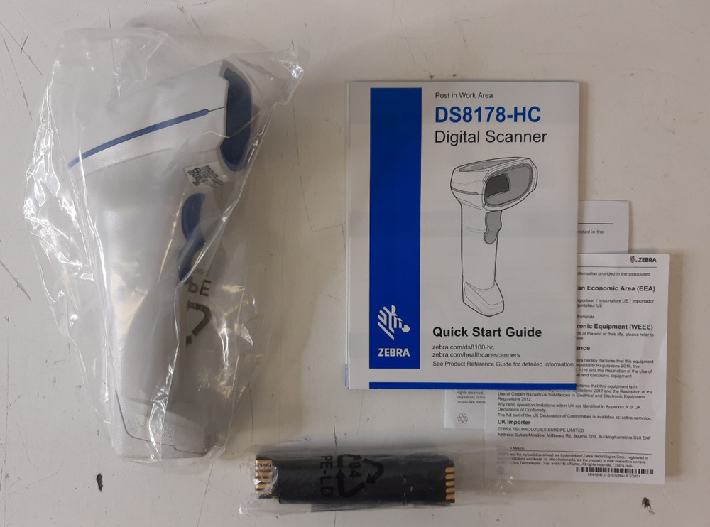 Zebra DS8178-HC (DS8178A) Digital Scanner With Battery – New Open Box