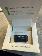 Intuit GoPayment Credit Debit Card Reader Quickbooks 3.5mm Jack 504200