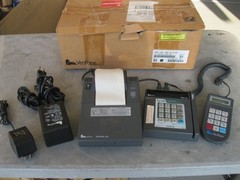 VERIFONE Printer 220, Tranz 330, Pin Pad 1000 Credit card System-Powers ON-AS IS