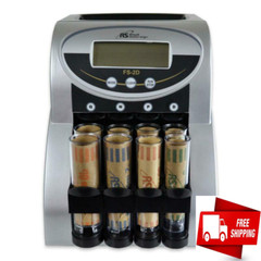 Commercial Coin Counter Sorter Machine Fast Sorting Digital LCD Money Change