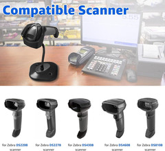 Universal Barcode Scanner Holder [New Version 2026] for Symbol Zebra DS2208 DS22