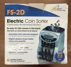 Royal Sovereign FS-2D Electric Coin Sorter, Anti-Jam Technology (B2)