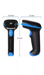 WoneNice Wireless Barcode Scanner, Portable 2.4GHz Wireless USB2.0 Wired
