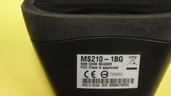 UNITECH MS210- 1BG BAR CODE READER With PS2 (Round 6-Pin Male/Female )Connection