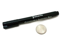 Counterfeit Money Detector Pen Marker (5 Pack ) Chisel Tip