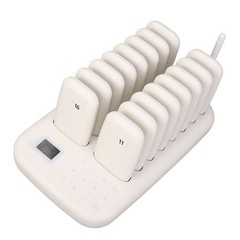 Wireless Calling System 16 Pagers 546yd Transmission 2 Working Modes Touch NPNF