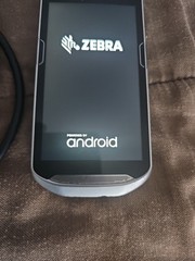 Zebra TC56CJ Touch Computer Barcode Scanner & Charger Battery Good LOCKED