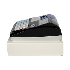 Square POS Terminal Cash Register Complete W/ Printer, And Cash Drawer, 48 Keys
