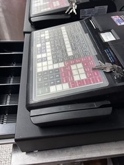 2 Sam4s SPS-340 Series POS Retail Cash Register Keys & Drawer Tested