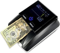 Counterfeit Money Detector – Automatic Bill Scanner with UV, MG, IR, Paper Qu…