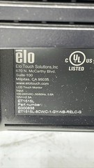 Elo ET1515L LCD Touchscreen POS Monitors Desktop Cash Register Lot of 2 For Part
