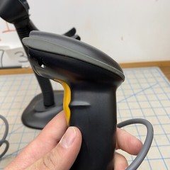 Handheld Laser Barcode Scanners W/Stand Unknown Untested