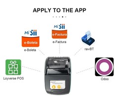 Receipt Printer 58mm Portable Thermal Ticket Printer Android IOS Windows Wire
