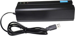 USB Card Reader Writer Mag Swipe 3-Track Compatible with MSR206 MSR605 MSR606
