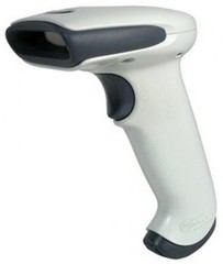 High-Speed Handheld USB Barcode Scanner, 270 Scans/sec, Linear, White, 1 Count