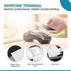 Thermal Paper Rolls for Verifone Vx520, Vx680, T650, P400m – Thermal Receipt …