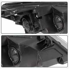 Pair Headlights for 2013-2017 Traverse Halogen OE Black Housing Bulbs Included