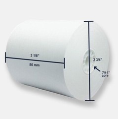3-1/8″ x 210′ ( 50 ROLLS ) THERMAL Cash Register Paper (50 POS Rolls) Certified