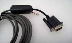Zebra CBA-R13-S09EAR RS232 Serial Cable 9ft Straight for Wincor Nixdorf Beetle