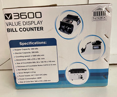 NADEX VALUE DISPLAY BILL COUNTER V3600 NCC1-1140