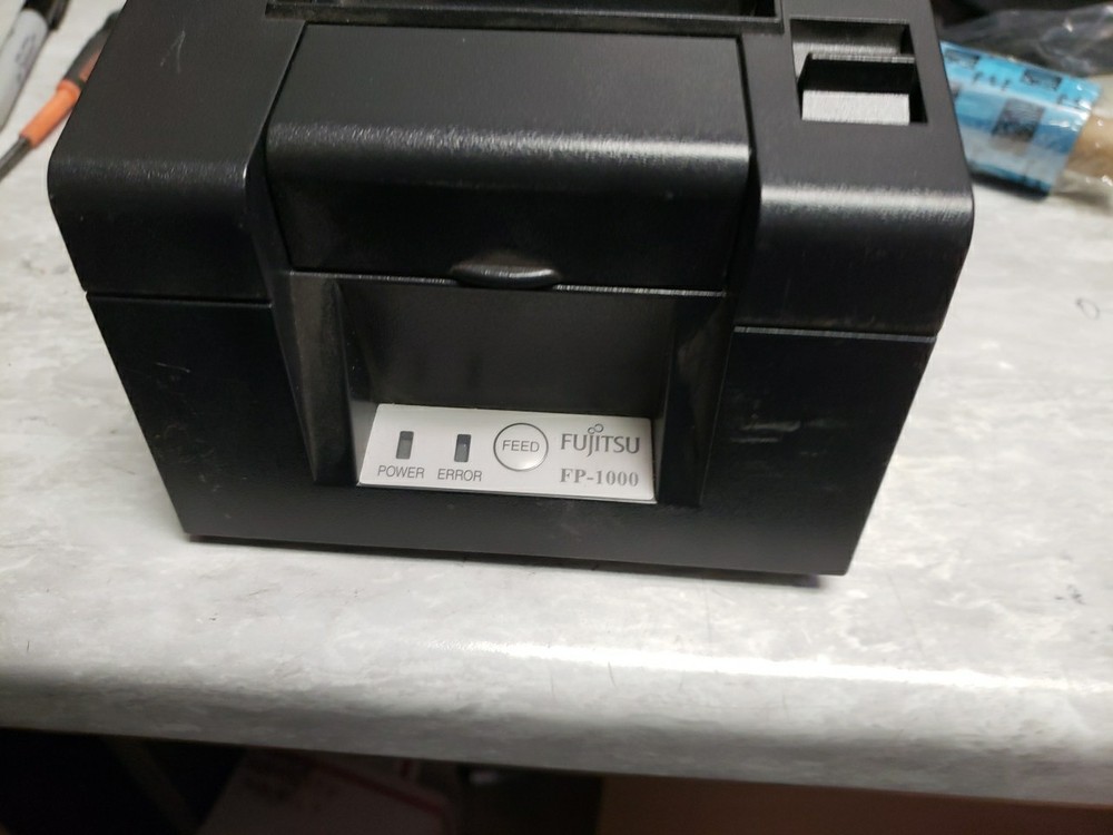 Fujitsu FP-1000 POS Thermal Receipt Printer NO POWER CORD FREE SHIP