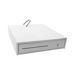 Heavy Duty 4 Grid POS Cash Drawer With Lock RJ11 Interface For Smart POS System