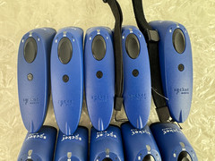 Lot 10 Socket Mobile SocketScan S700 Blue Mobile Barcode Scanners (No Batteries)