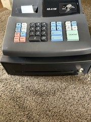 Sharp XE-A106 Electronic Cash Register With Both Keys