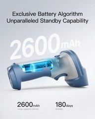Inateck 1D 2D Wireless Barcode Scanner, Bluetooth 5.0 and 2.4Ghz Connection, USB