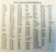 Porelon PR 511 Black/Red Twin Spool Calculator Ribbon Twin-Pack Universal 1996