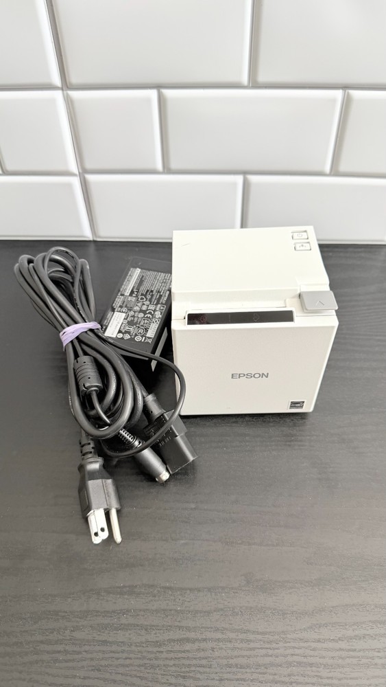 Epson TM-m10 M332A Compact 2″ Thermal POS Receipt Printer w/ Power Supply